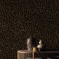 Makucha Flock Umber - Wallpaper Inn 