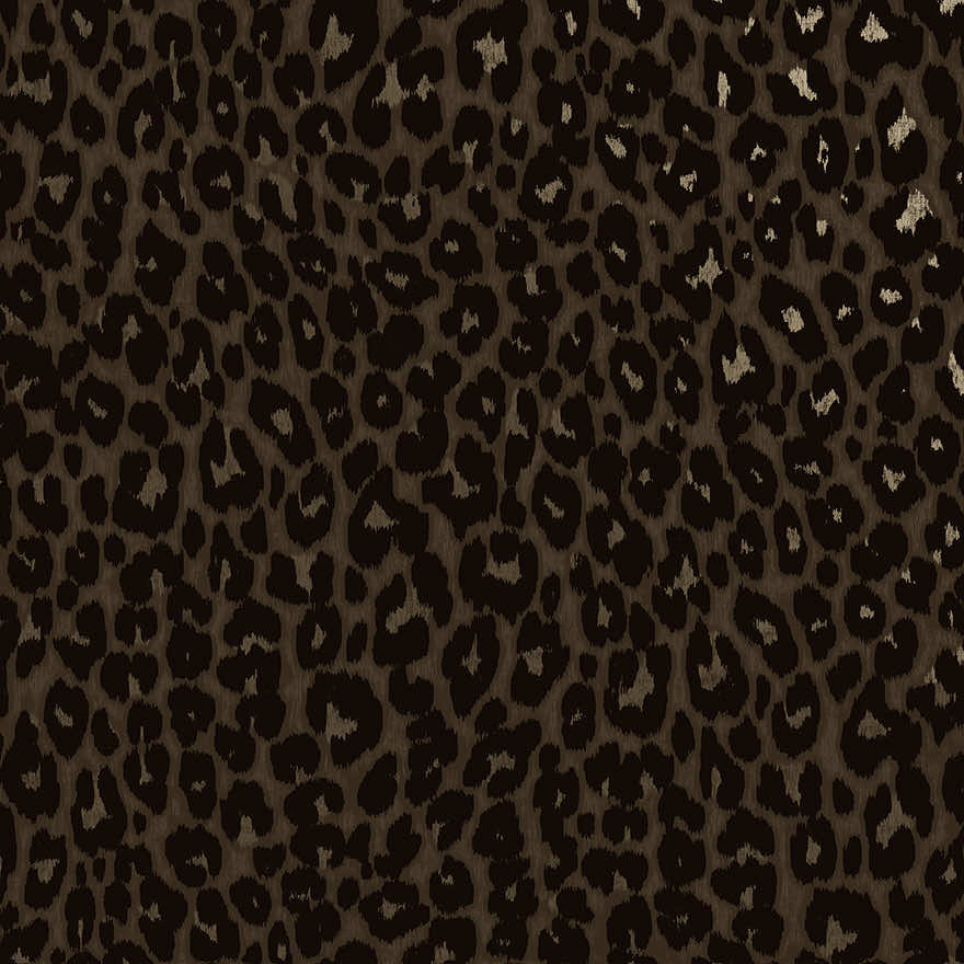 Makucha Flock Umber - Wallpaper Inn 