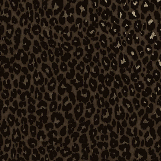 Makucha Flock Umber - Wallpaper Inn 