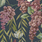 Buddleia Navy (Digital Print) - Wallpaper Inn 