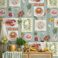 Alfresco Blue (Digital Print) - Wallpaper Inn 