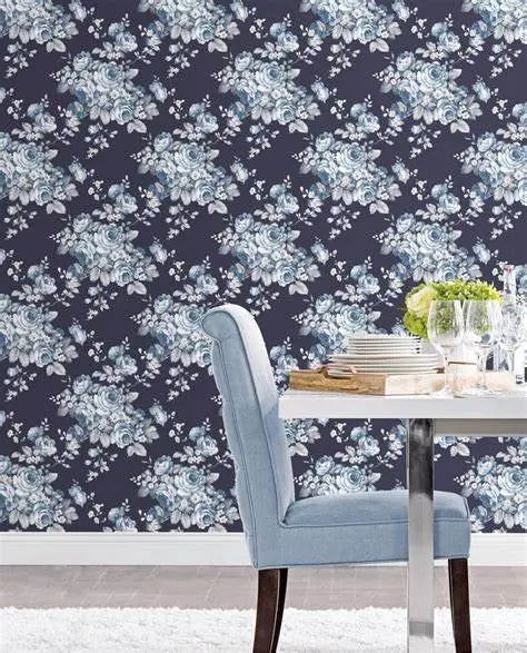 Grand Floral Wallpaper Wallpaper Inn
