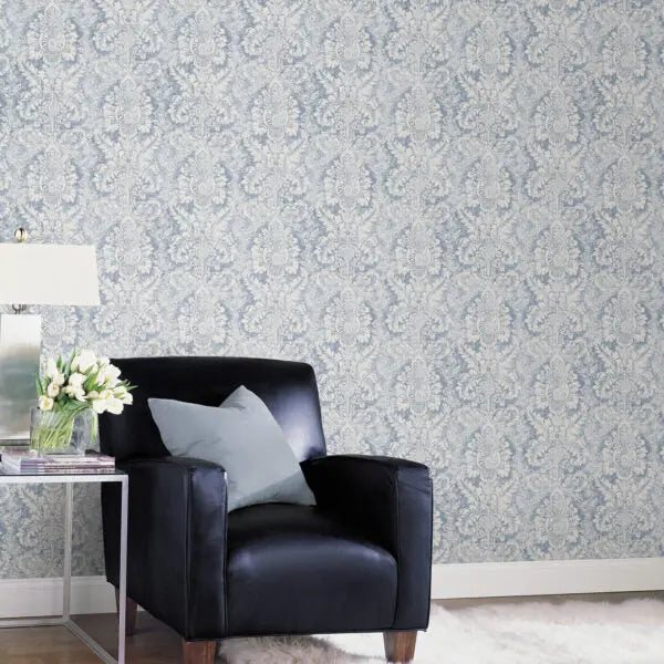 Valentine Damask Wallpaper Inn