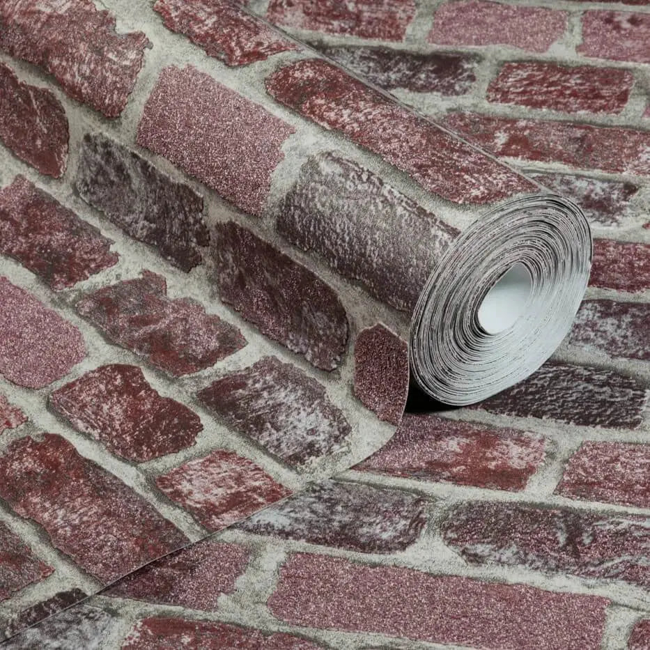 Baker street Red Brick Wallpaper Wallpaper Inn