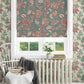 Kashmir Jacobean Teal & Raspberry Fabric