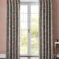 Kashmir Jacobean Teal & Raspberry Fabric