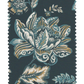 Kashmir Jacobean Navy/Teal Fabric