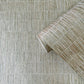 Bamboo Screen Green / Gold on Cream