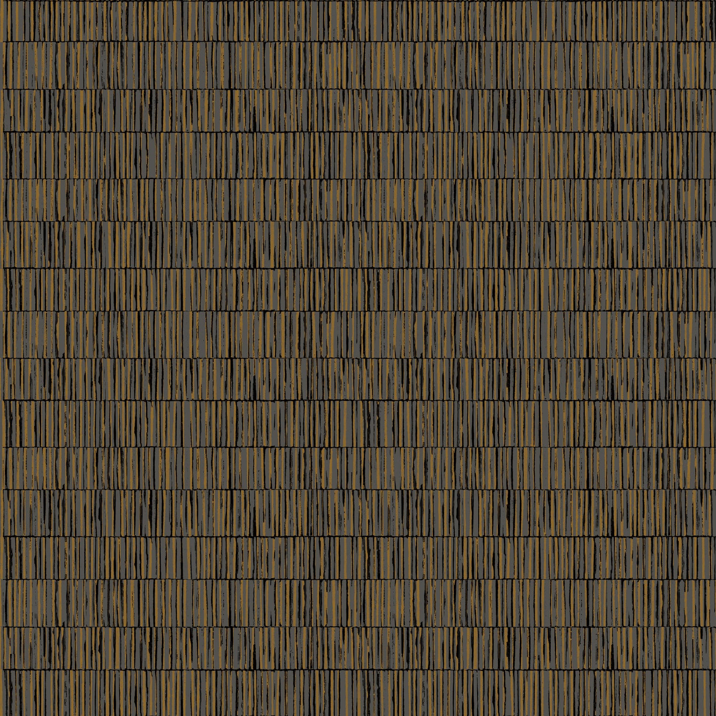 Bamboo Screen Copper on Black