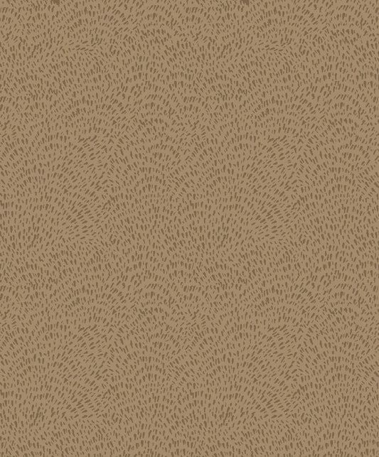 Fan Fleck Pale Gold on Light Brown
