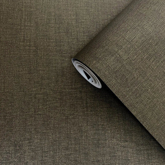 Plain Linen-Effect Wallpaper Wallpaper Inn