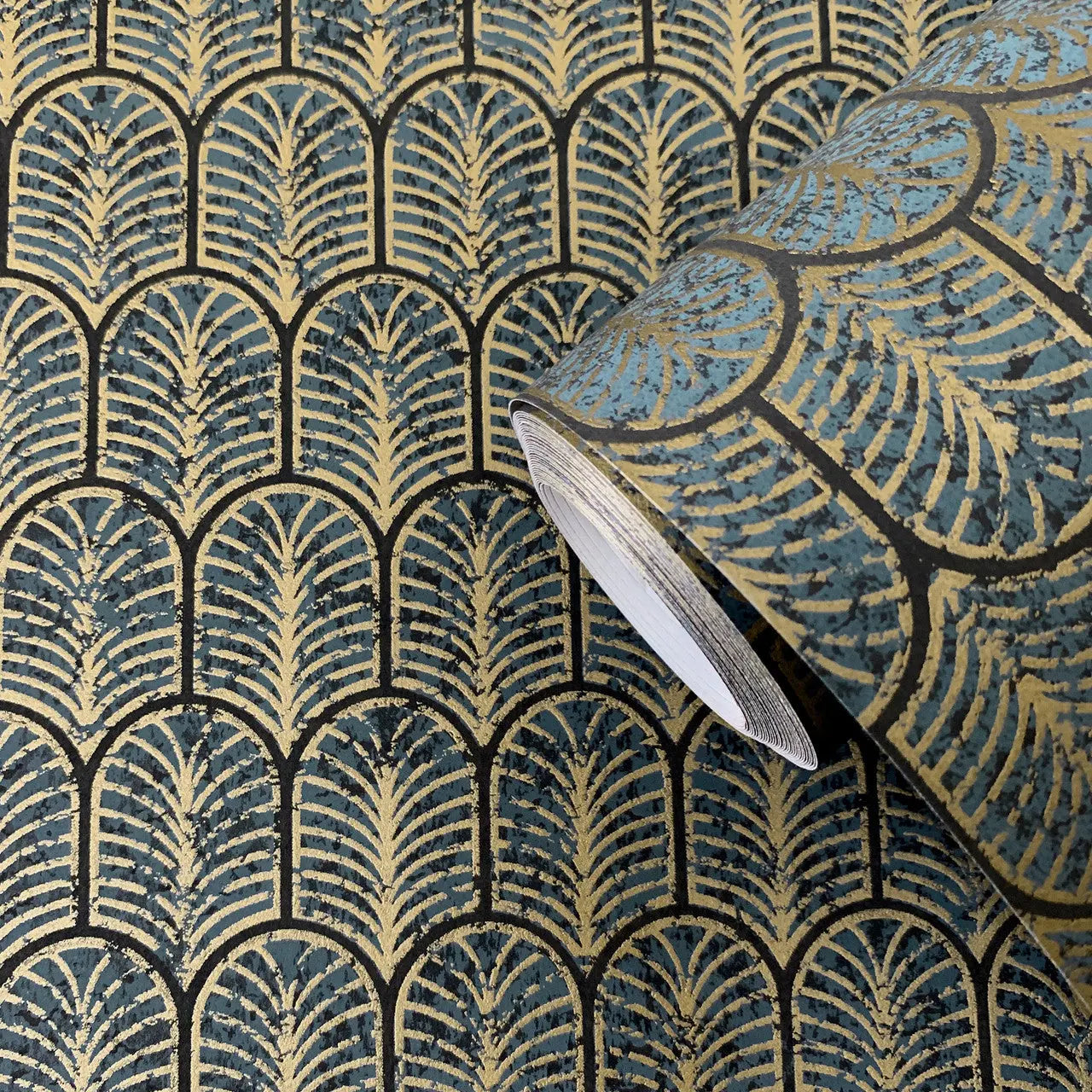 Geo Arch Art Deco Wallpaper Wallpaper Inn