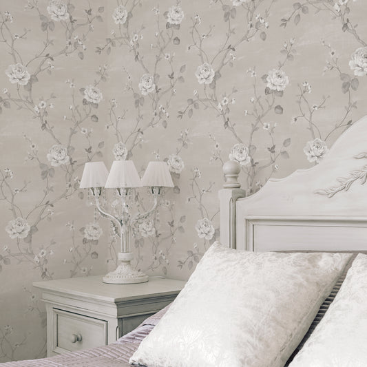 Luisella Floral Taupe