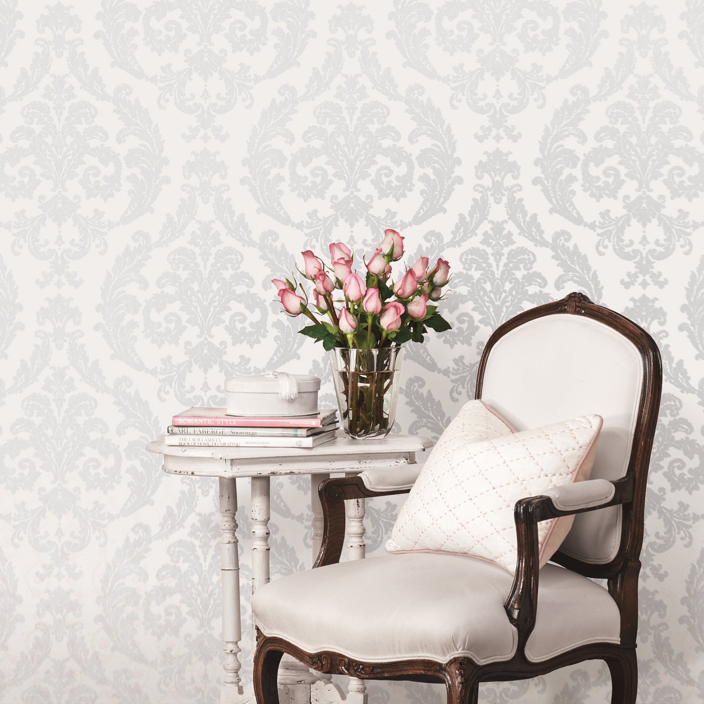 Silk Damask Cream