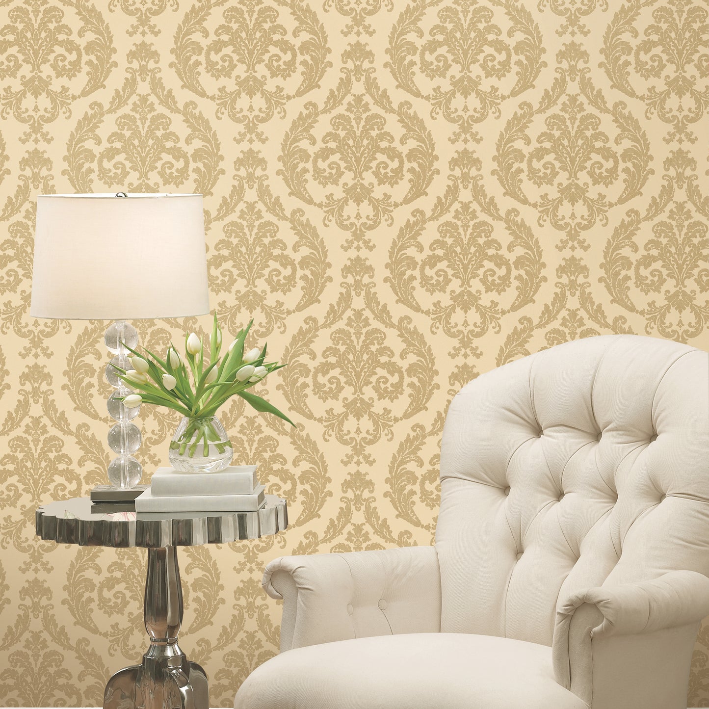 Silk Damask Gold