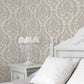Silk Damask Silver Grey