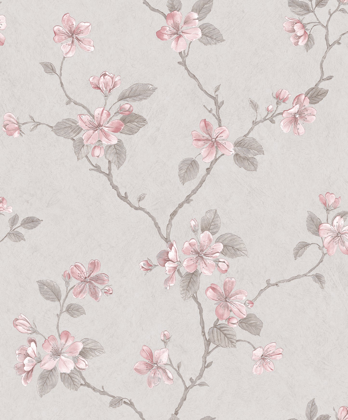 Dogwood Floral Light Taupe / Pink