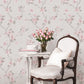 Dogwood Floral Light Taupe / Pink