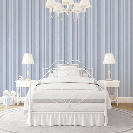 Silk Stripe Blue