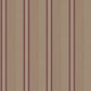 Silk Stripe Burgandy / Light Brown