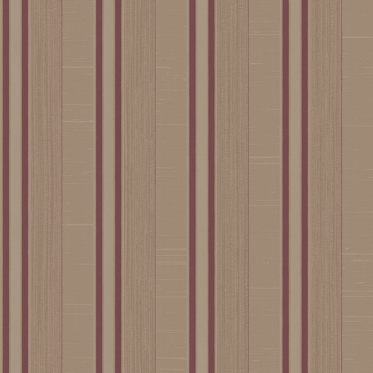 Silk Stripe Burgandy / Light Brown