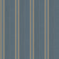 Silk Stripe Blue / Gold