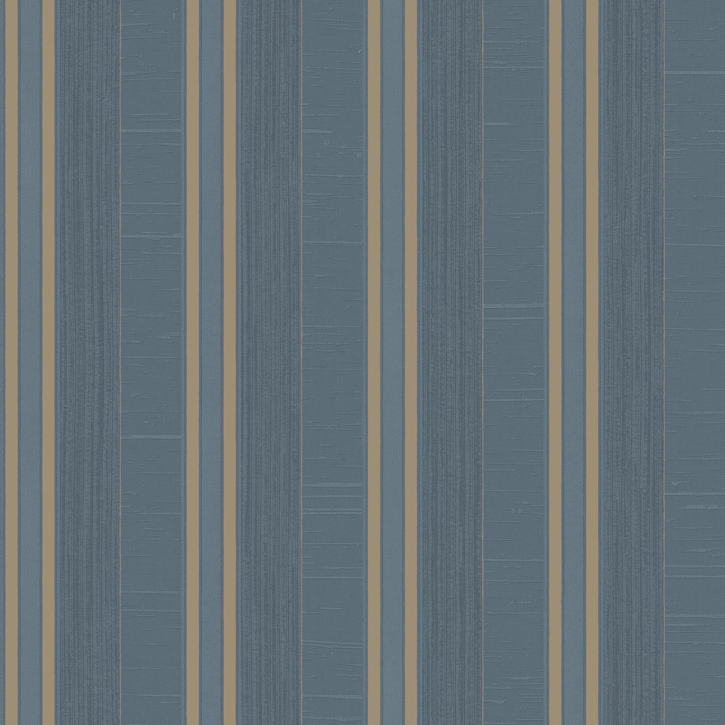 Silk Stripe Blue / Gold