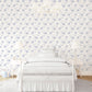Rose Floral Blue / White