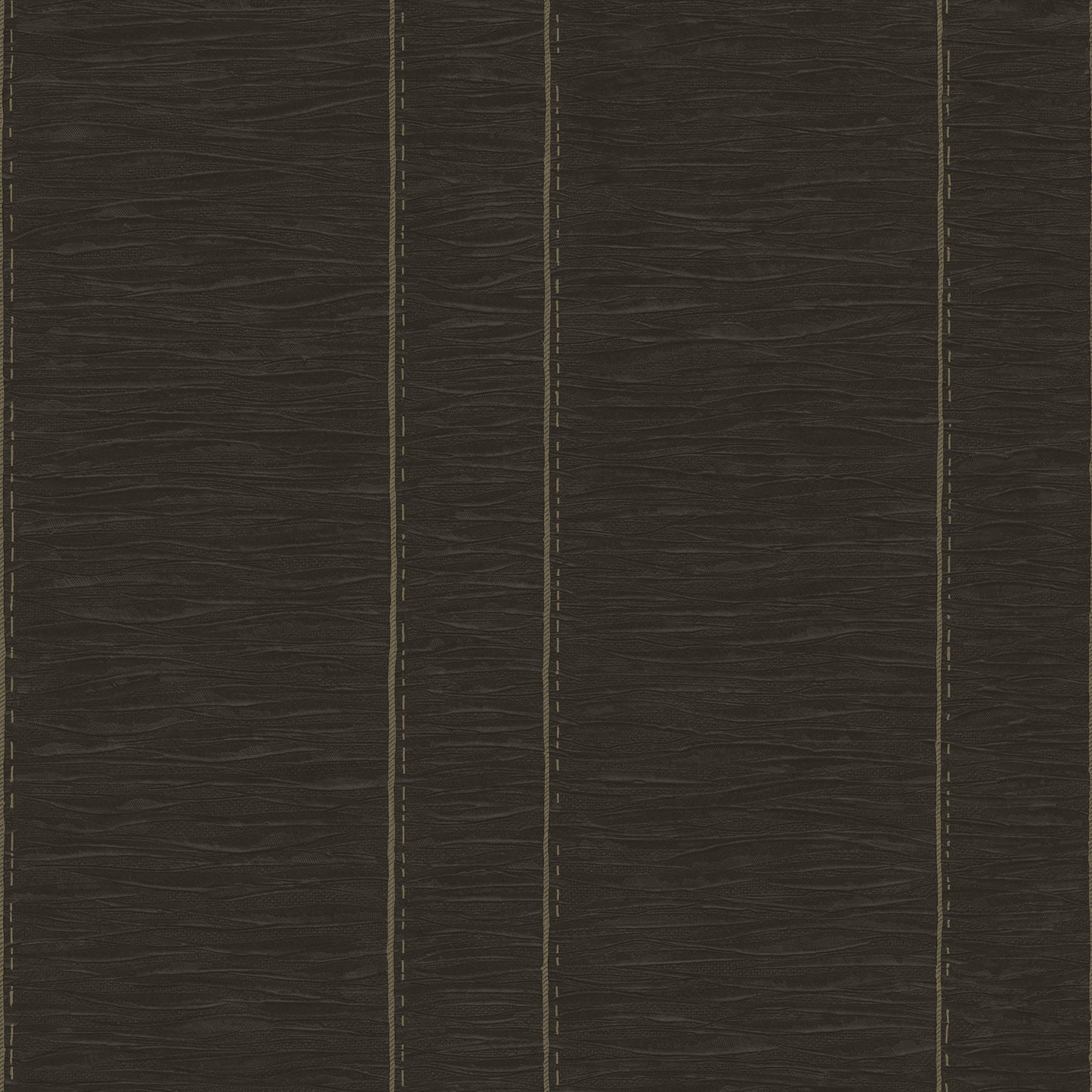 Pleated Stripe Brown / Gold