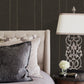 Pleated Stripe Brown / Gold