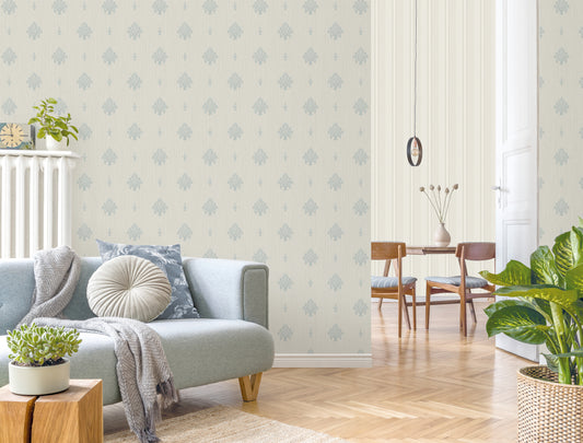 Italian Motif Blue / Grey