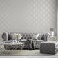 Medallion Damask Silver Grey