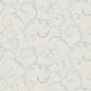 Palazzo Scroll Cream & Blue