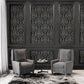 Silk Damask Black / Pewter