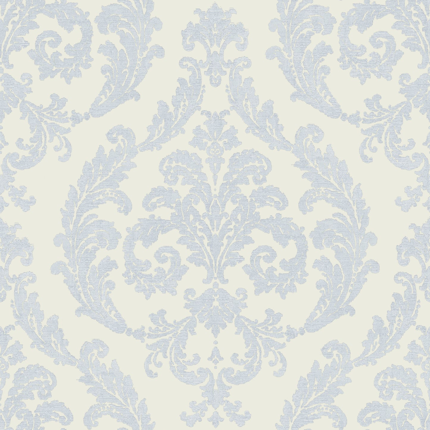 Palazo Damask Light Cream / Pale Blue