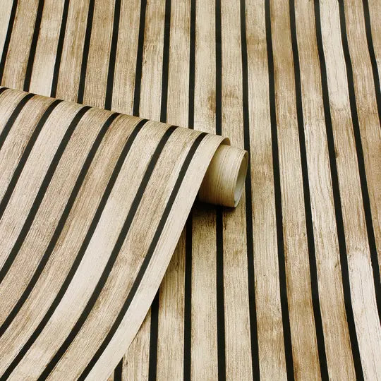 Wood Slats Natural Wallpaper Wallpaper Inn