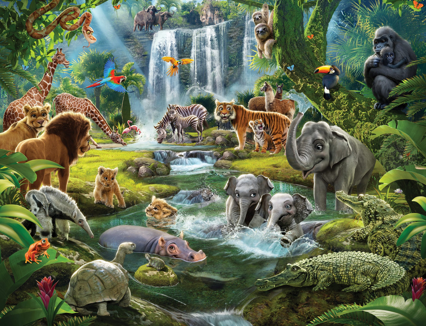 Jungle Adventure Mural Wallpaper Inn