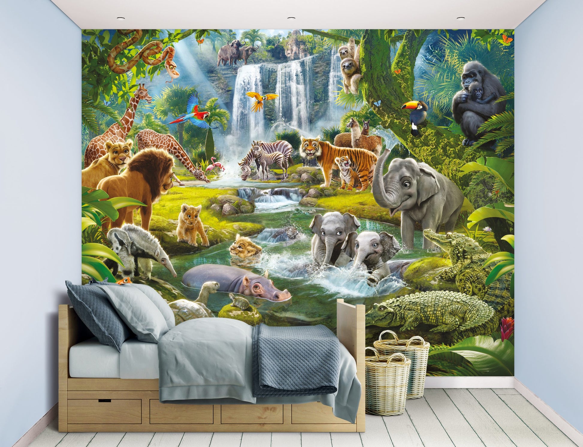 Jungle Adventure Mural Wallpaper Inn