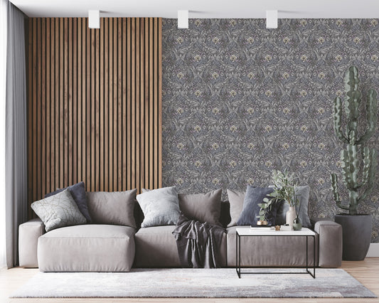 Rambleicious Floral Blues - Wallpaper Inn 