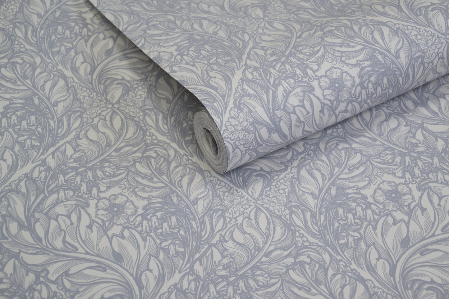 Rambleicious Floral Pale Blue - Wallpaper Inn 