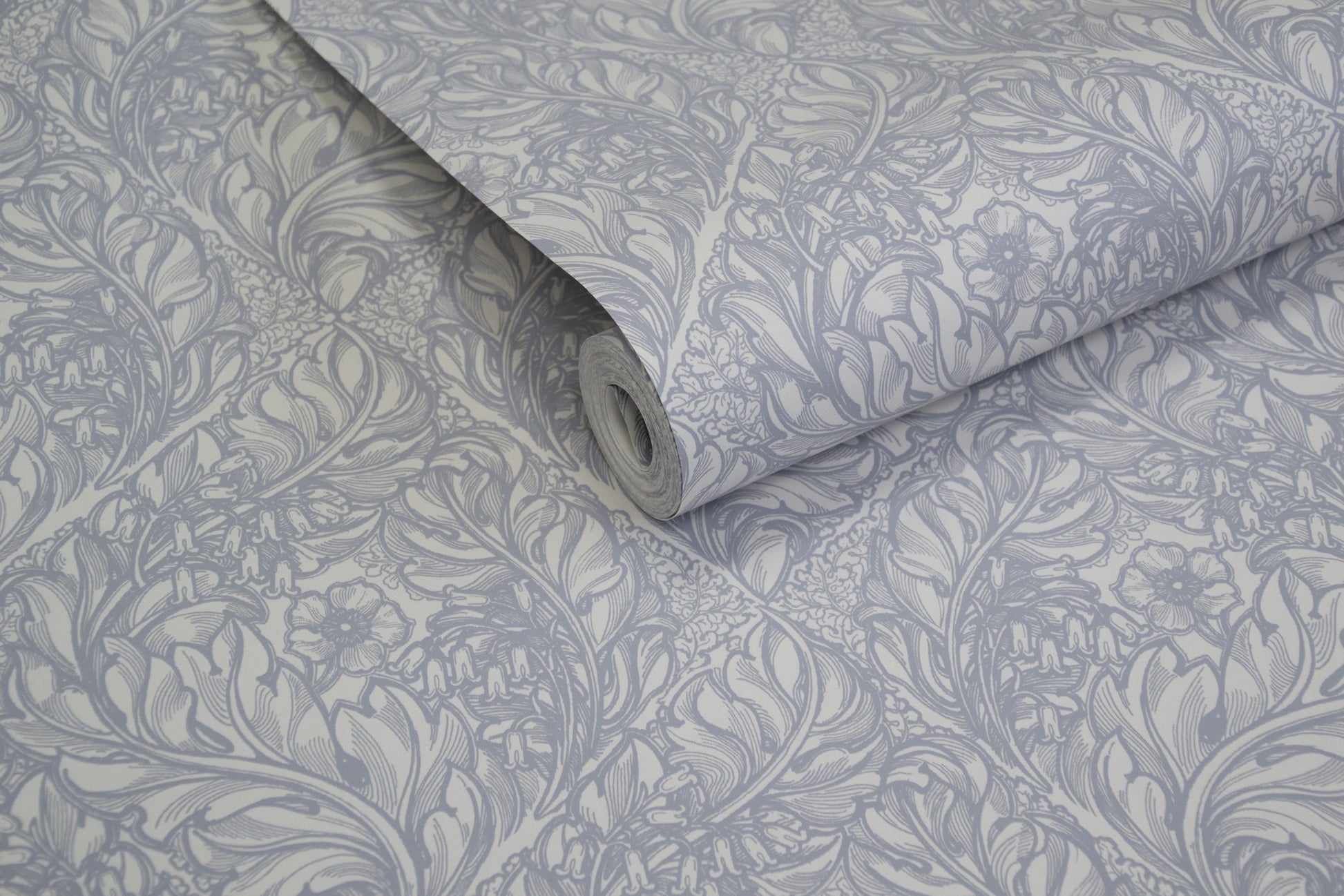 Rambleicious Floral Pale Blue - Wallpaper Inn 
