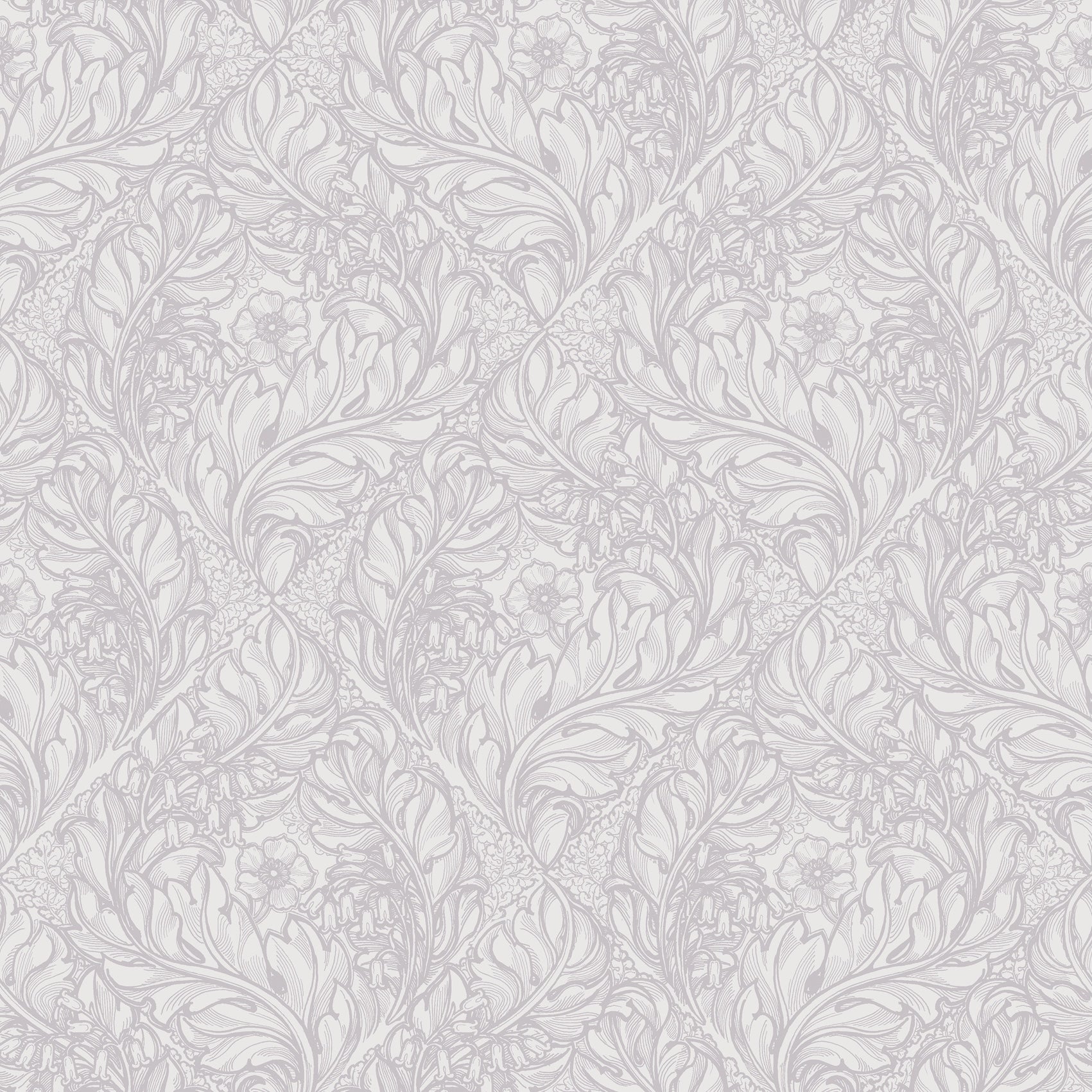 Rambleicious Floral Lavendar - Wallpaper Inn 