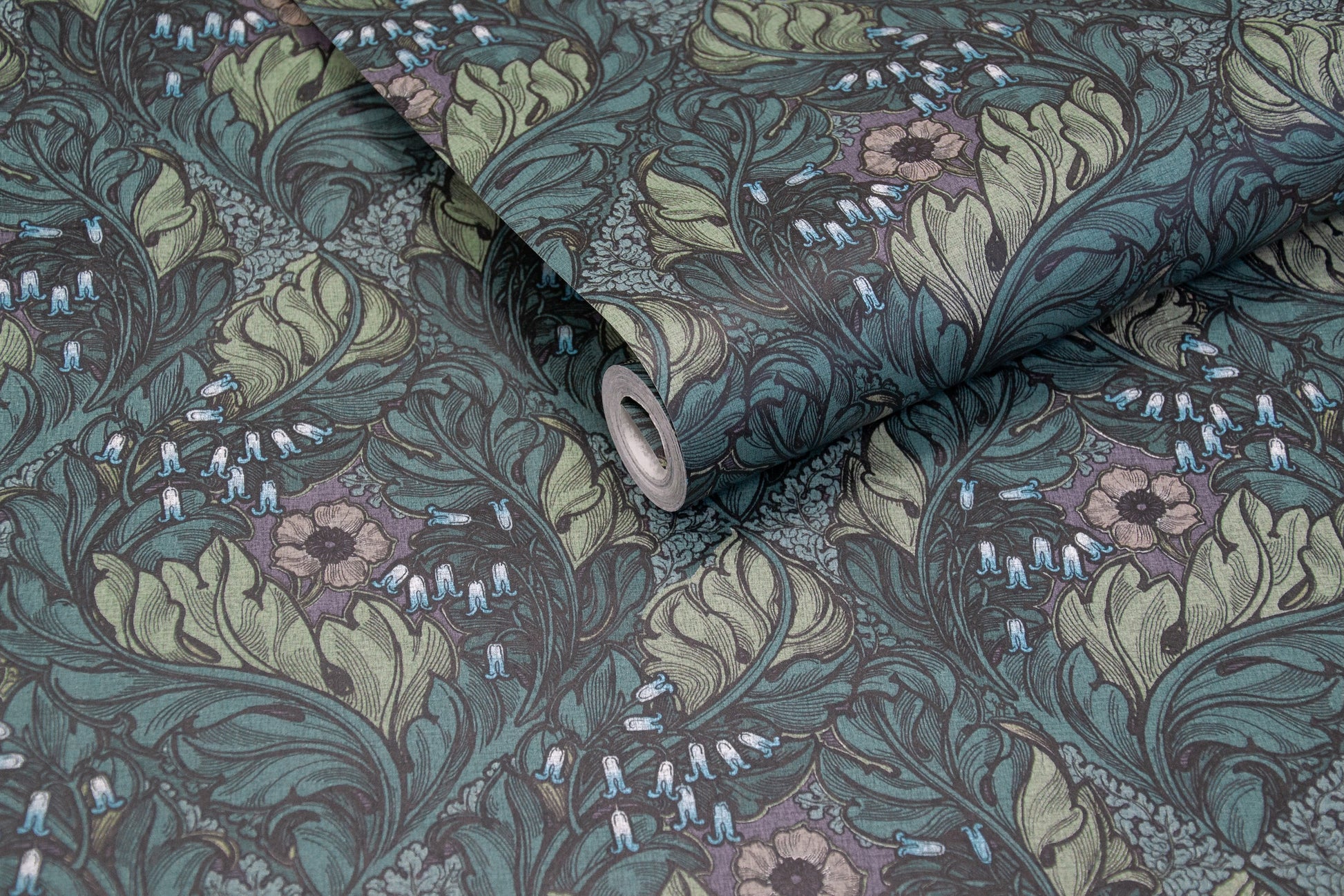 Rambleicious Multi Blue - Wallpaper Inn 