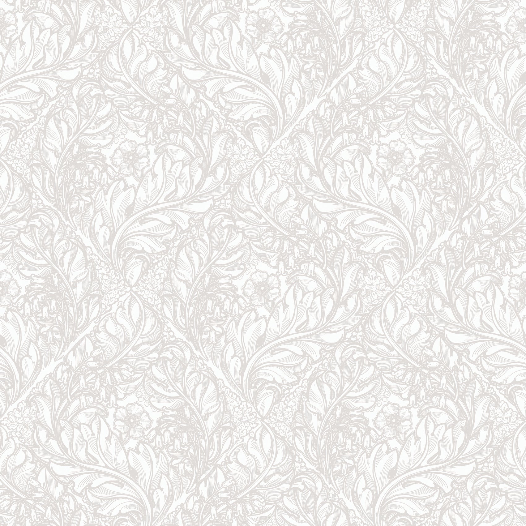 Rambleicious Light Grey - Wallpaper Inn 