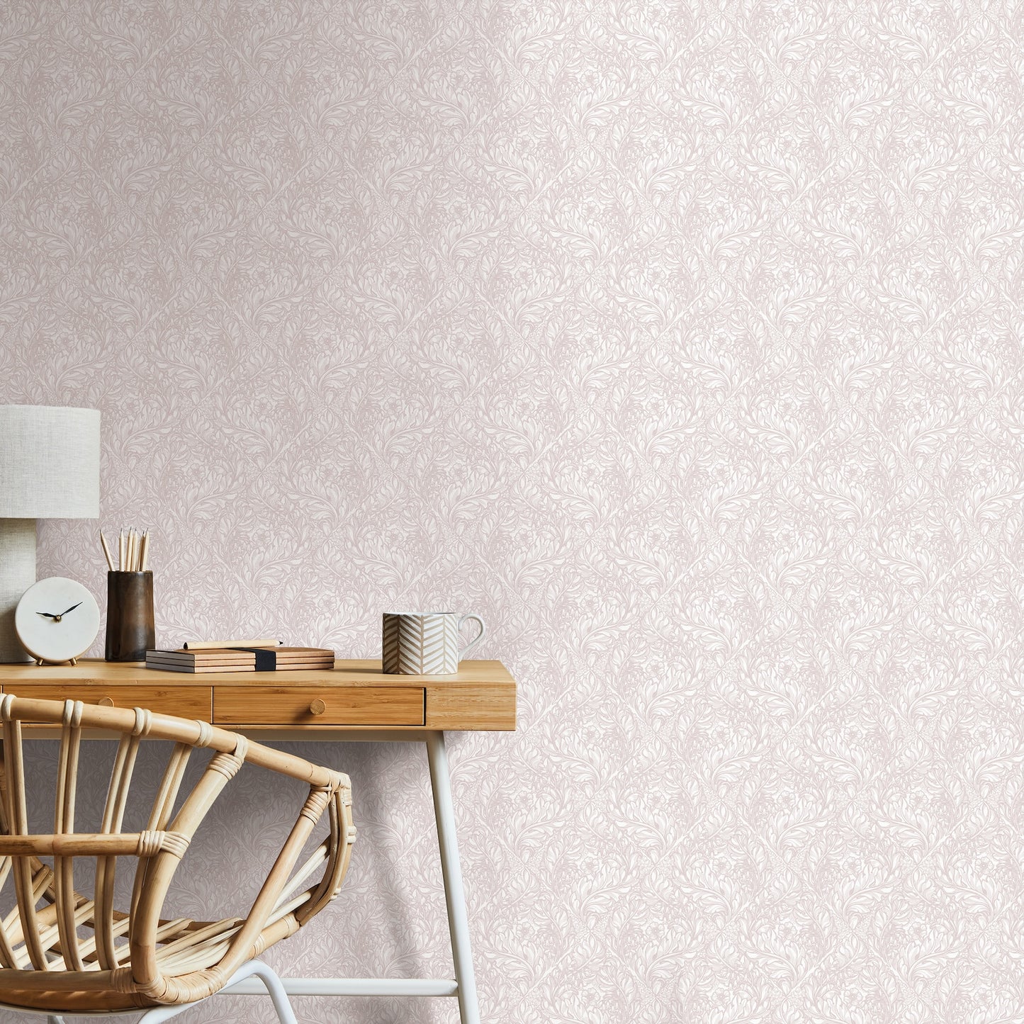 Rambleicious Dusty Pink - Wallpaper Inn 