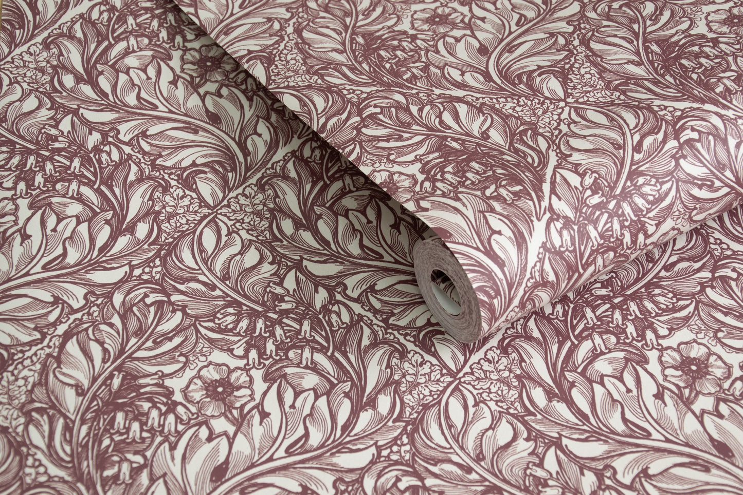 Rambleicious Burgundy - Wallpaper Inn 