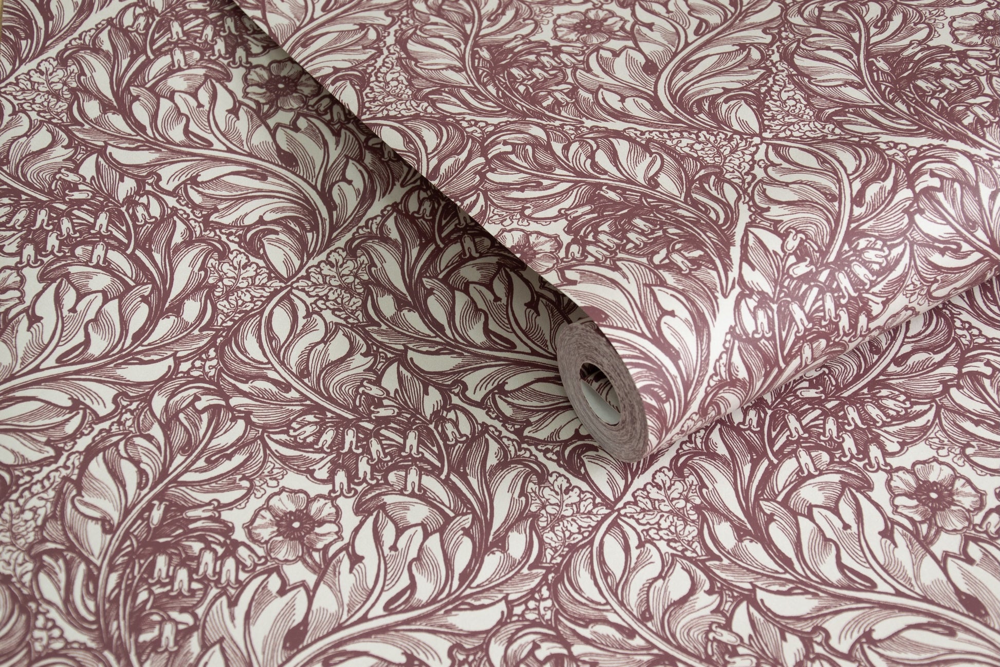 Rambleicious Burgundy - Wallpaper Inn 