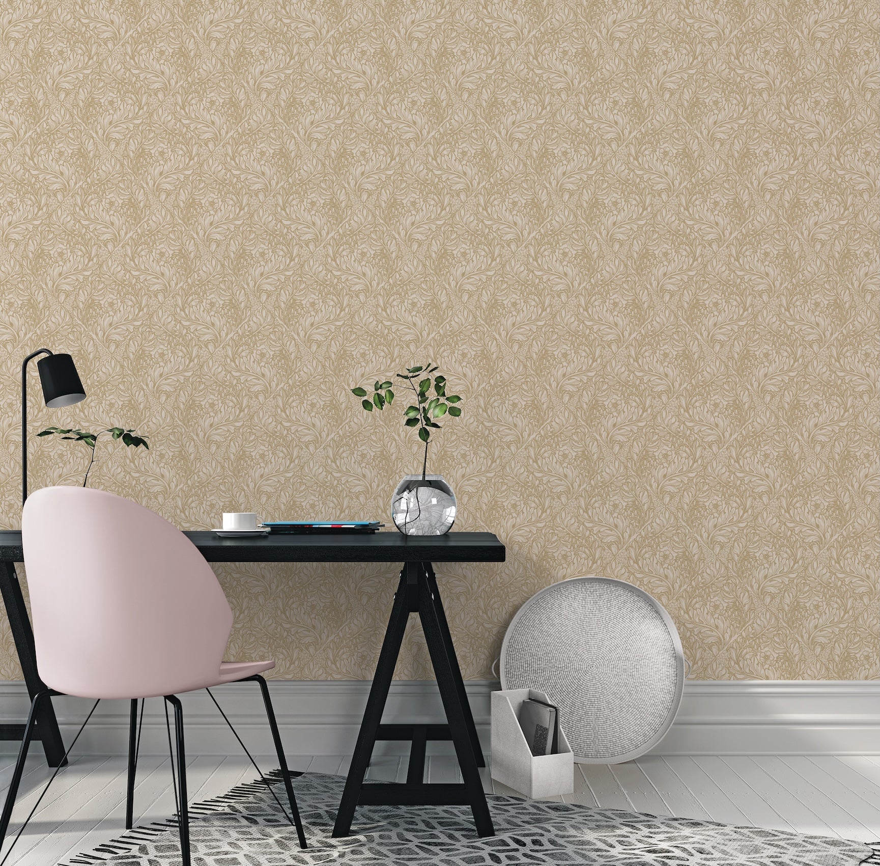 Rambleicious Ochre - Wallpaper Inn 