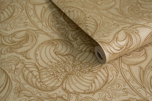 Down the Dilly Ochre - Wallpaper Inn 