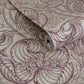 Down the Dilly Burgundy - Wallpaper Inn 
